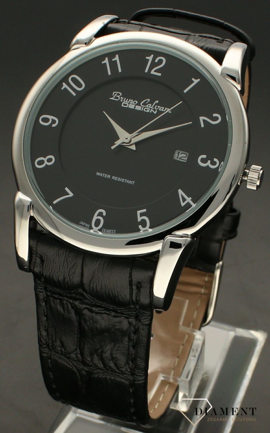 Zegarek męski Bruno Calvani BC2585 na czarnym pasku jpg.jpg